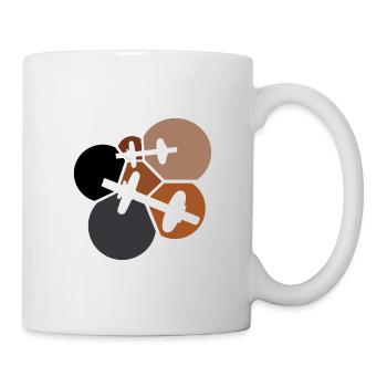 Weightlifting Gym Muskelprotz - Tasse - Weiß - Rechts