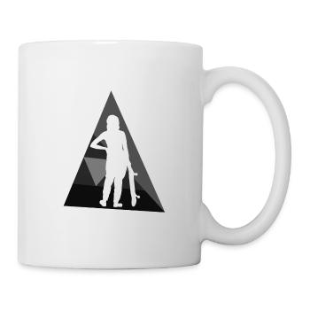Skateboard Ollie Skating - Mug blanc - blanc - Droite