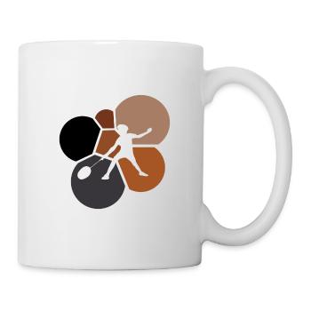 Badminton Smash Badmintonspieler - Tasse - Weiß - Rechts