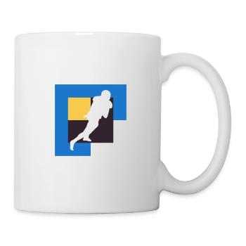 American Football Quarterback Footballer - Mug - white - Right