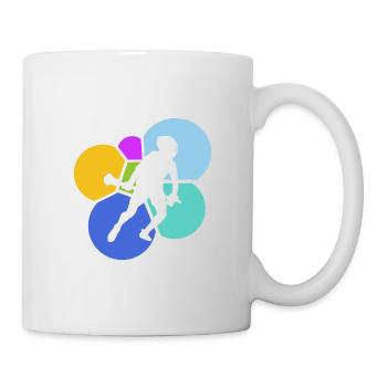 Lacrosse Intercrosse box Stock - Tasse - Weiß - Rechts