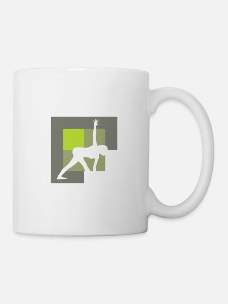 Yoga Mantra - Tasse - Weiß