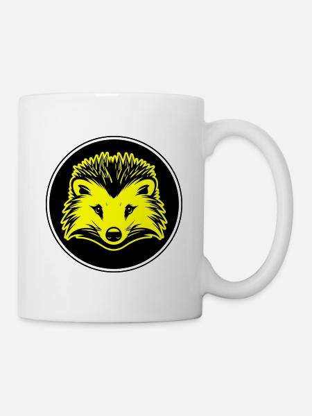 Igel Tier - Tasse - Weiß