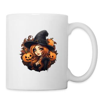 Sorcière d’Halloween - Mug blanc - blanc - Droite