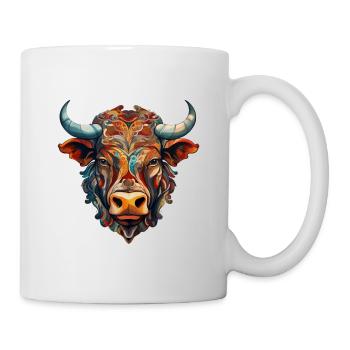 Cow - Head - Mug - white - Right