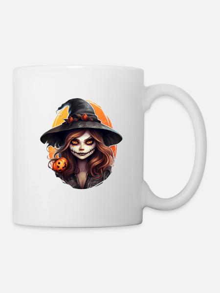 Hexe - Tasse - Weiß
