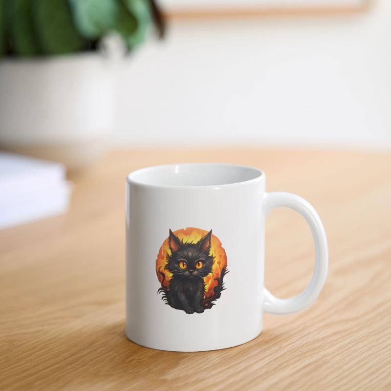 Gueule de bois d’Halloween Mug blanc