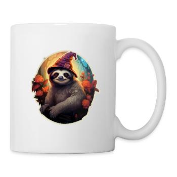 Paresseux d’Halloween 4 - Mug blanc - blanc - Droite