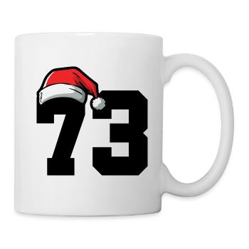 73 Numéro Noël - Mug blanc - blanc - Droite