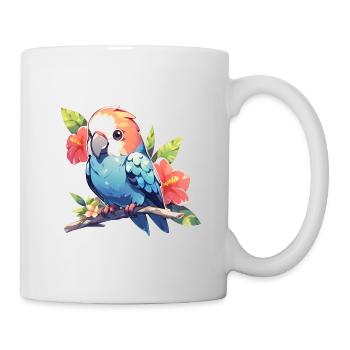 Parrot and bird keeping - Mug - white - Right