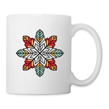 Frost Symbol Winter Flocke - Tasse - Weiß - Rechts