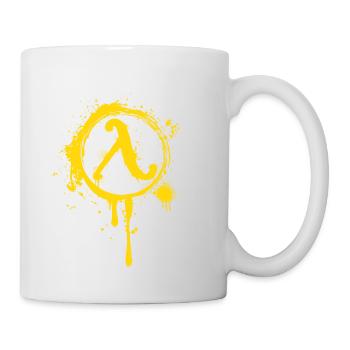 Half-life Resistance Lambda Symbol - Mug - white - Right