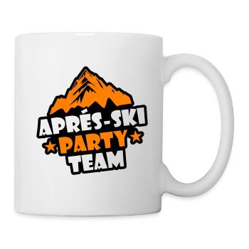 Apres Ski Party Team - Tasse - Weiß - Rechts