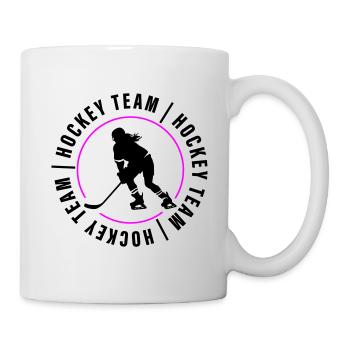 Joueur de club de l’équipe de hockey sur glace - Mug blanc - blanc - Droite