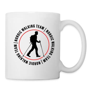 Nordic Walking Team Club Man - Mug - white - Right