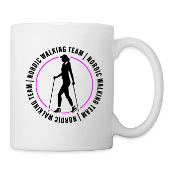 Nordic Walking Team Club Woman - Mug - white - Right