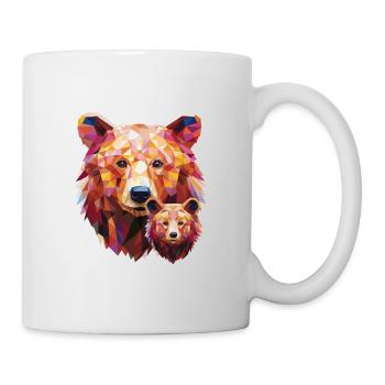 Eltern Bär Babybär Bäreneltern - Tasse - Weiß - Rechts