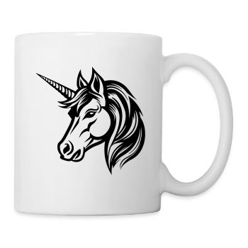 Unicorn Head - Mug - white - Right