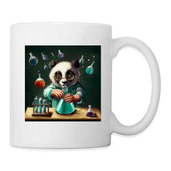Panda Forscher - Tasse - Weiß - Rechts