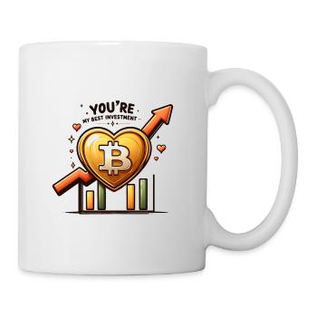 You are my best investment Bitcoin - Tasse - Weiß - Rechts