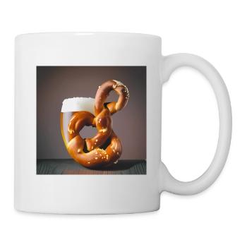 Bière Bretzel Chope - Mug blanc - blanc - Droite