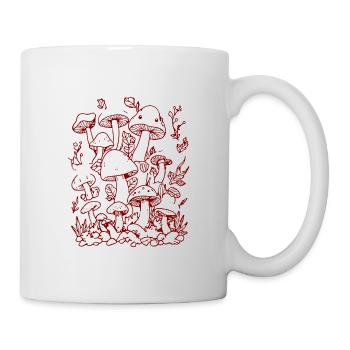 Mycètes - Mug blanc - blanc - Droite