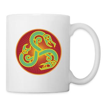 Die Schlangen 1 - Tasse - Weiß - Rechts