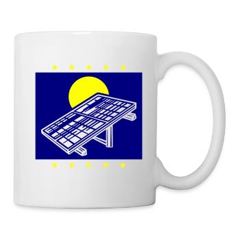Système photovoltaïque Énergie solaire - Mug blanc - blanc - Droite