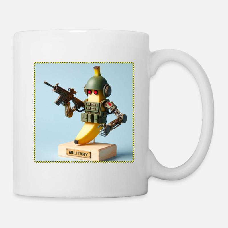 banana Military - Mug blanc - blanc