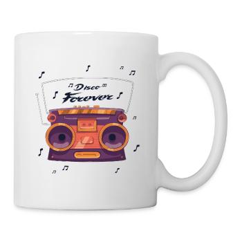 Disco forever - Mug blanc - blanc - Droite