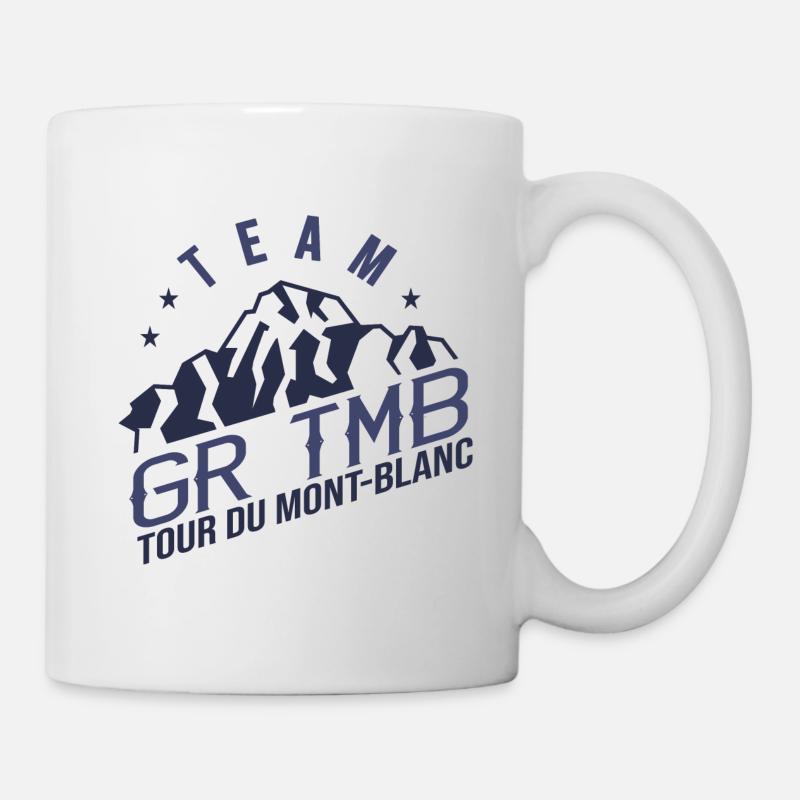 randonnée GRTMB GR tmb tour du mont blanc - Mug blanc - blanc