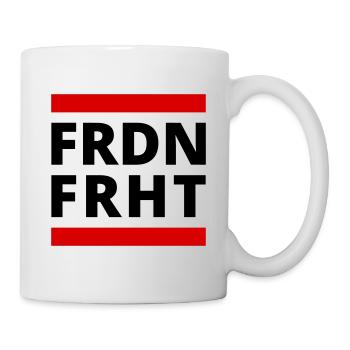 Frieden Freiheit - FRDN FRHT Shirts, Hoodies SHOP - Tasse - Weiß - Rechts
