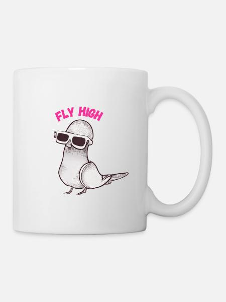 Fly High - Mug - white