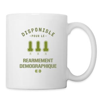Réarmement démographique - Mug blanc - blanc - Droite
