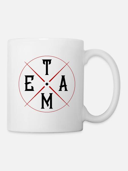 Team Kreis - Tasse - Weiß