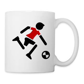 Joueur de football Joueur de football - Mug blanc - blanc - Droite