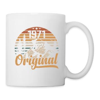Original 1971 Retro 1971 Vintage 1971 Anniversaire - Mug blanc - blanc - Droite
