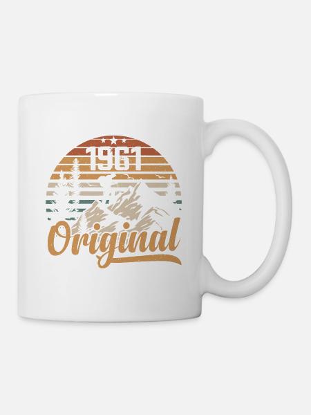 Original 1961 Retro 1961 Jahrgang 1961 Geburtstag - Tasse - Weiß