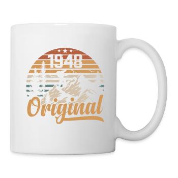 Original 1948 Retro 1948 Vintage 1948 Anniversary - Mug - white - Right