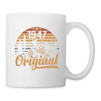 Original 1947 Retro 1947 Vintage 1947 Anniversaire - Mug blanc - blanc - Droite