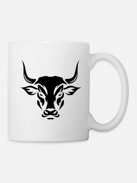 Bulle Stier - Tasse - Weiß