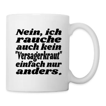 rauche auch kein - Tasse - Weiß - Rechts