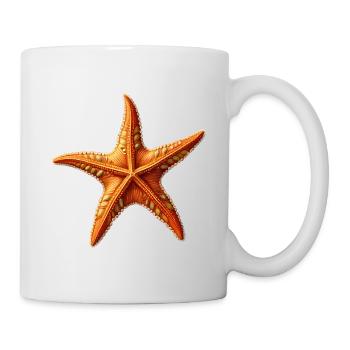 Étoile de mer - Mug blanc - blanc - Droite