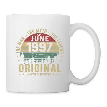 1997 June 1997 Birthday June 1997 June Gift - Mug - white - Right