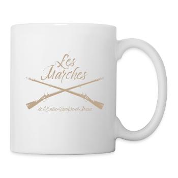 Les Marches de l'Entre-Sambre-et-Meuse - Mug blanc - blanc - Droite