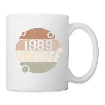 Jahrgang 1989 Retro Geschenke 1989 Jahrgang 1989 - Tasse - Weiß - Rechts