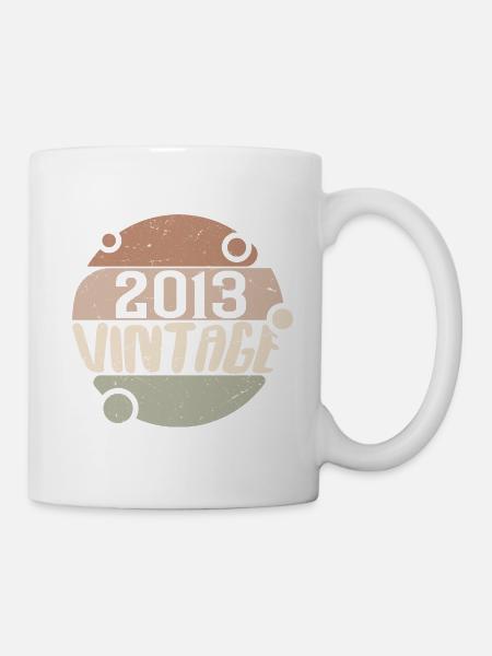 Jahrgang 2013 Retro Geschenke 2013 Jahrgang 2013 - Tasse - Weiß