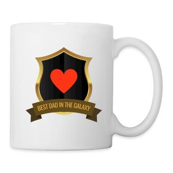 Best dad in the galaxy - Mug - white - Right