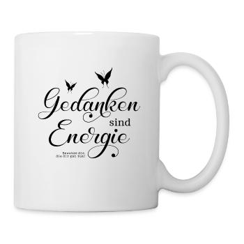 Thoughts are energy - Mug - white - Right