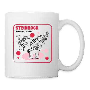 Signe du zodiaque Capricorne - Mug blanc - blanc - Droite